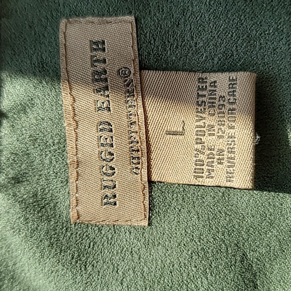 Rugged Earth Outfitters L mens shirt green long sleeve button loose fit gorpcore - Picture 3 of 11